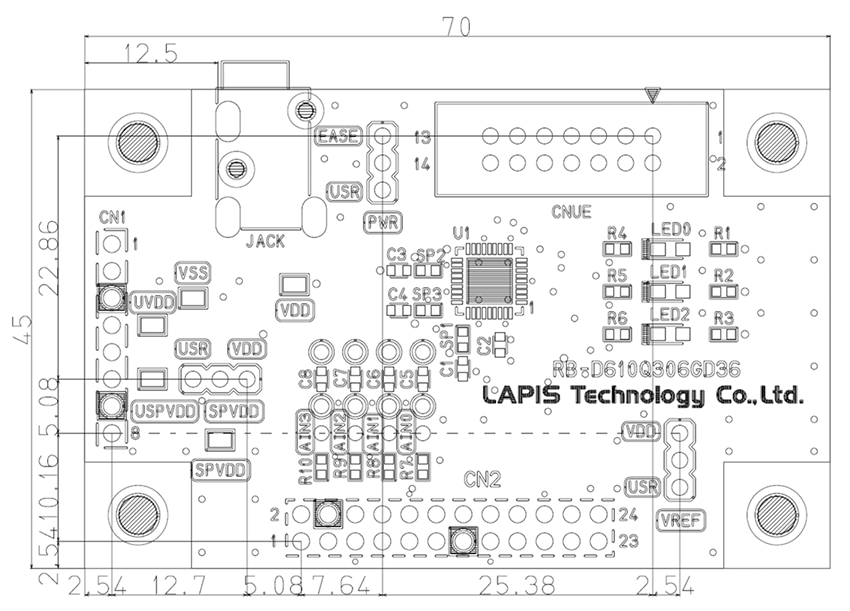 位置电路 - ROHM Semiconductor RB-D610Q306GD36参考板